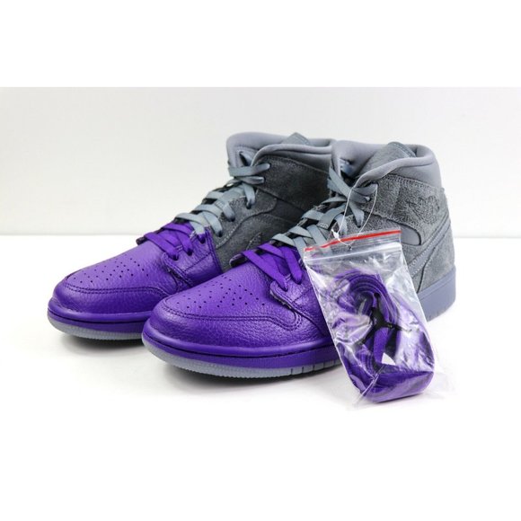 Nike Jordan 1 Mid Sheila Rashid UNITE Grey Womens - Picture 3 of 12